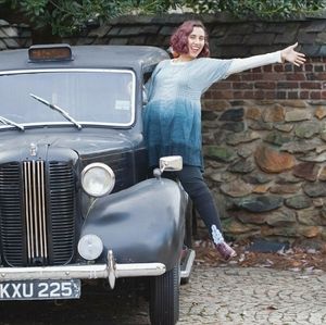 1920s inspired tunic dress ombre